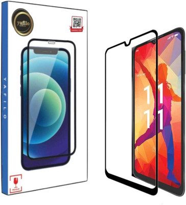 YAFILO Tempered Glass Guard for Lava Yuva Pro Edge-to-Edge Full Screen Protector with Easy Self-Installation Kit(Pack of 1)