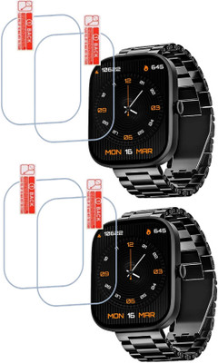 MUTAALI Tempered Glass Guard for boAt Wave Convex Smartwatch(Pack of 4)