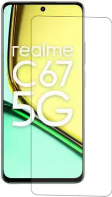 DMJHP Tempered Glass Guard for Realme C67 5G(Pack of 1)