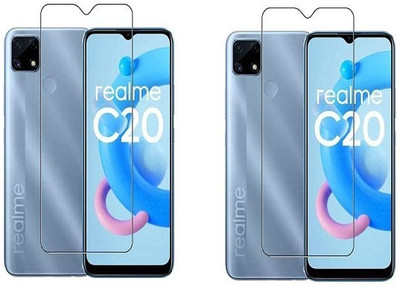 NIMMIKA ENTERPRISES Tempered Glass Guard for Realme C20A Tempered Glass(Pack of 2)