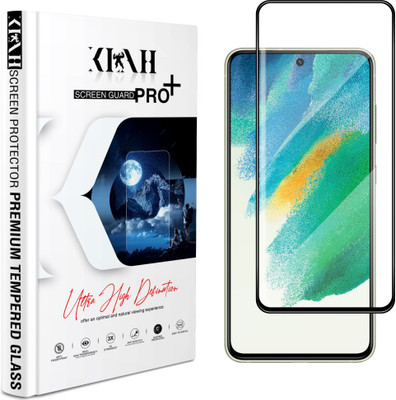 KLAH Tempered Glass Guard for Samsung Galaxy S21 FE 5G, High Transparency HD+ Glass Protection(Pack of 1)