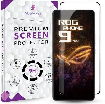 Mobilebies Tempered Glass Guard for Asus ROG 9 5G / ROG 9 Pro 5G Premium Screen Protector Guard with Easy Installation Kit(Pack of 1)