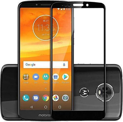 9H Edge To Edge Tempered Glass for Motorola Moto E5 Plus-Tempered Glass | Full Coverage Edge to Edge Ultra-Strong, Ultra-Clear, 11D Screen Protector with Easy Installation Kit(Pack of 1)
