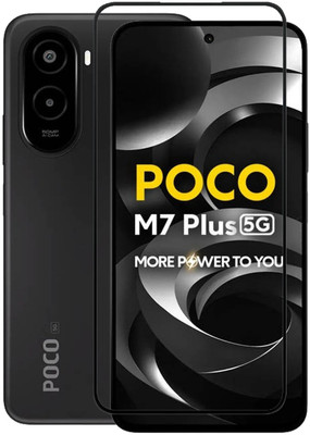 Chronic Edge To Edge Tempered Glass for POCO M7 Plus 5G, poco M7 Plus 5G(Pack of 1)