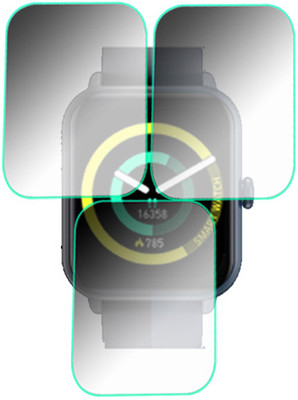 HIDEOUS Tempered Glass Guard for DIZO Watch D2(Pack of 3)