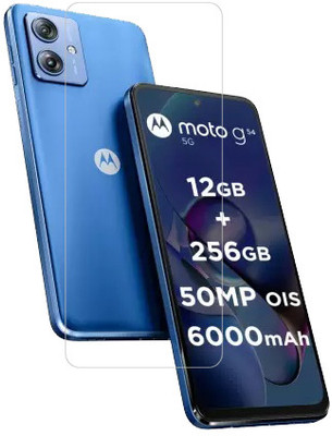 KMPERED Tempered Glass Guard for Motorola G54 5G, Motorola G54, moto G54, Moto G54 5G(Pack of 1)