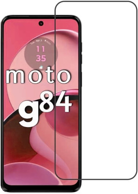 vmt stock Tempered Glass Guard for Motorola G84 5G, MOTO G84 5G(Pack of 1)