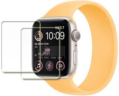 MUTAALI Tempered Glass Guard for Apple Watch SE (2022) SMARTWATCH(Pack of 2)