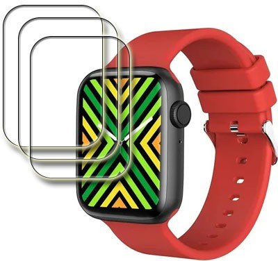 MUTAALI Tempered Glass Guard for Fire Boltt Ring Pro smart watch(Pack of 3)