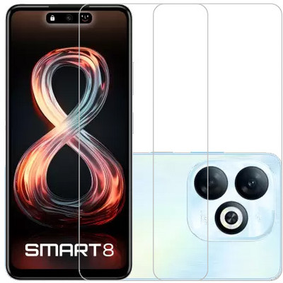 ojucase Tempered Glass Guard for Infinix Smart 8 HD(Pack of 1)