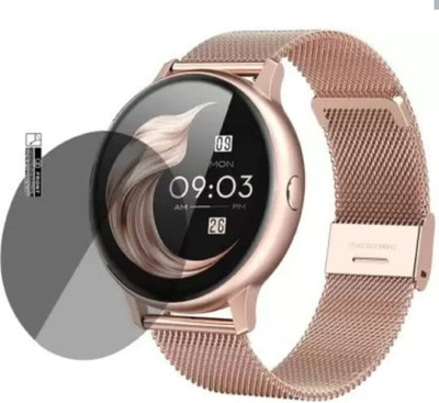 KHWABEEDA Tempered Glass Guard for ROUND SMARTWATCH(Pack of 1)