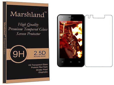 MARSHLAND Tempered Glass Guard for LYF Flame 2(Pack of 1)