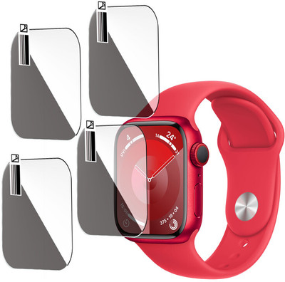 HIDEOUS Tempered Glass Guard for Apple Watch Series 9(Pack of 4)