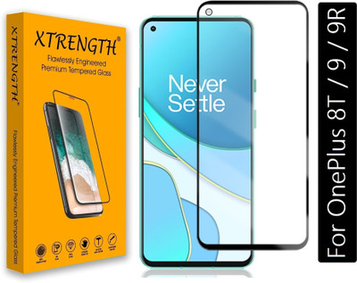 XTRENGTH Tempered Glass Guard for OnePlus 9R, OnePlus 9, OnePlus 8T, Advanced HD+ Screen Protector with Easy Installation Kit(Pack of 1)
