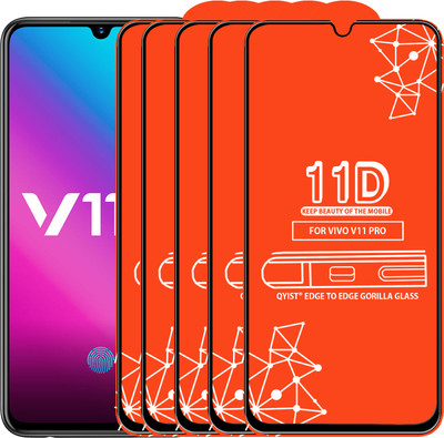 Qyist Tempered Glass Guard for Vivo V11 Pro(Pack of 5)