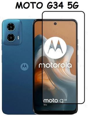 AB PRIME Edge To Edge Tempered Glass for moto g34 5G(Pack of 1)