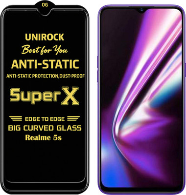 Unirock Tempered Glass Guard for Realme 5s(Pack of 1)