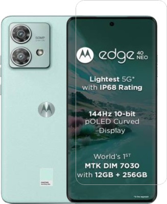 DSCASE Tempered Glass Guard for MOTOROLA Edge 40 Neo, MOTO Edge 40 Neo(Pack of 1)
