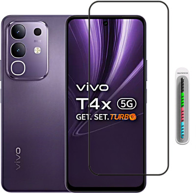 GORILLA PRO PLUS Tempered Glass Guard for Vivo T4X Temper Glass Edge To Edge Screen Protector Full Coverage Screen Guard For Vivo T4X 5G Tempered Glass(Pack of 1)