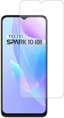 Vatsin Tempered Glass Guard for Tecno Spark 10 5G(Pack of 1)