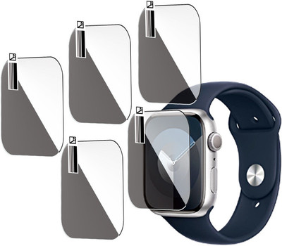 HIDEOUS Tempered Glass Guard for Apple Watch Series 9(Pack of 5)