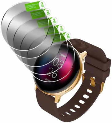 DOWRVIN Tempered Glass Guard for NOISEFIT VORTEX PLUS SMART WATCH TEMPERED GLASS ( PACK OF 5)(Pack of 5)