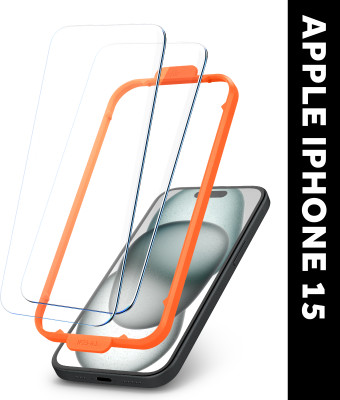 Caseology Tempered Glass Guard for Apple iPhone 15(Pack of 2)
