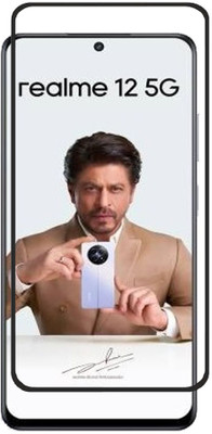 AKSHUD Edge To Edge Tempered Glass for Realme 12 5G, Realme 12 5G(Pack of 1)