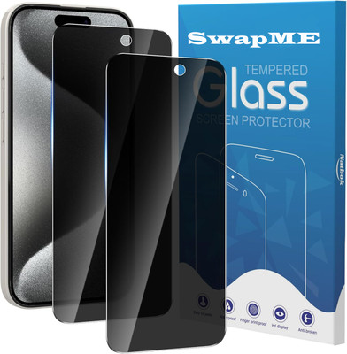 LNKART Tempered Glass Guard for 2 Pack Privacy Screen Protector for iPhone 16 Pro,9H Hardness,Ultra Resistant,Anti-Fingerprints,No Bubbles,HD-Clear,Anti-Spy Tempered Glass Film for iPhone 16 Pro [Easy Install](Pack of 2)