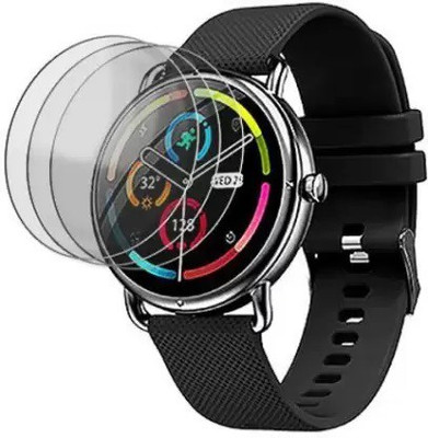 MUTAALI Tempered Glass Guard for NoiseFit Buzz Smartwatch(Pack of 3)