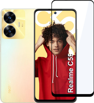 iZAP Tempered Glass Guard for Realme C55, Realme Narzo N55, Oppo F23 5G, Oppo F23 Pro 5G(Pack of 1)