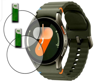 KHWABEEDA Tempered Glass Guard for SAMSUNG GALAXY WATCH 7 SMART WATCH TEMPERED GLASS (PACK OF 2)(Pack of 2)