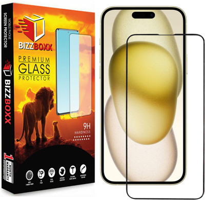 BizzBoxx Tempered Glass Guard for Apple iPhone 15 Plus, iPhone 15 Plus(Pack of 1)
