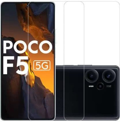 KOKO Tempered Glass Guard for Poco F5 5G(Pack of 2)