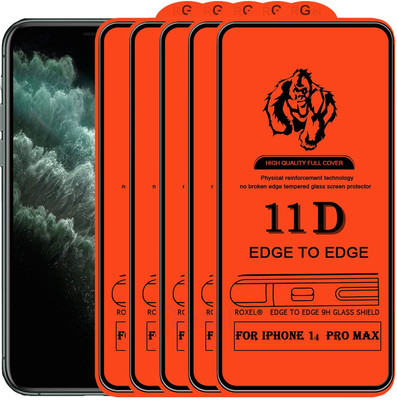 ZPT Tempered Glass Guard for APPLE IPHONE 14PRO MAX(Pack of 10)