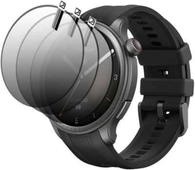 KHWABEEDA Tempered Glass Guard for AMAZFIT BALANCE SMART WATCH TEMPERED GLASS (PACK OF 3)(Pack of 3)