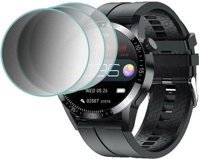 DB Tempered Glass Guard for FIRE- BOLTT TALK PRO SMART WATCH TEMPERED GLASS (PACK OF 3)(Pack of 3)