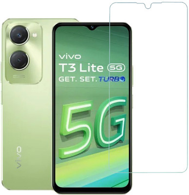 KARTRAY Tempered Glass Guard for Vivo T3 Lite 5G(Pack of 1)