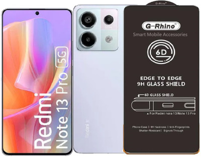 TechWings Tempered Glass Guard for Redmi Note 13 Pro 5g, Primium Quality G Rhino(Pack of 1)