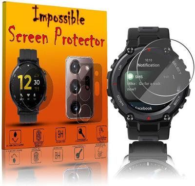FCS Edge To Edge Screen Guard for Amazfit T Rex Pro(Pack of 2)