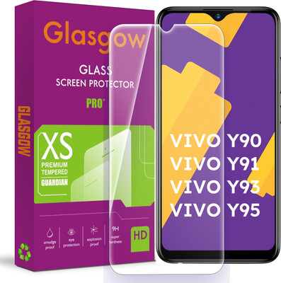 Glasgow Tempered Glass Guard for Vivo Y90(Pack of 1)