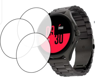 AHWAVEEDA Tempered Glass Guard for FIRE -BOLTT APOLLO 3 SMART WATCH TEMPERED GLASS (PACK OF 3)(Pack of 3)