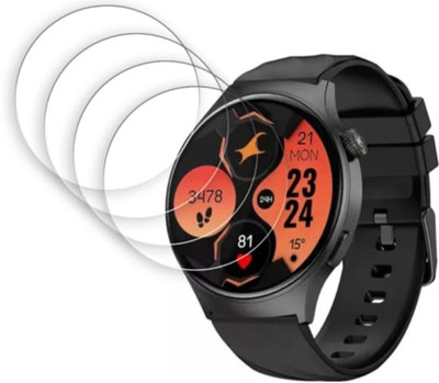 DB Tempered Glass Guard for FASTRACK OPTIMUS PRO 1.43 SMART WATCH TEMPERED GLASS (PACK OF 4)(Pack of 4)