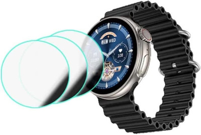 DB Tempered Glass Guard for FIRE-BOLTT ASTEROID SMART WATCH TEMPERED GLASS (PACK OF 3)(Pack of 3)