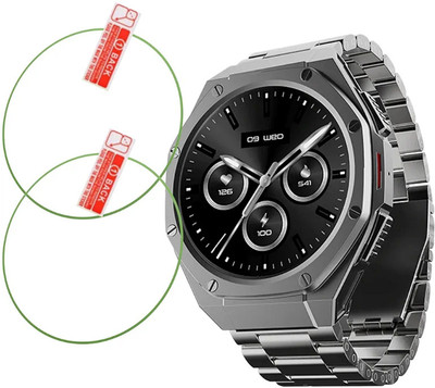 MUTAALI Tempered Glass Guard for boAt Enigma X600 Smartwatch(Pack of 2)