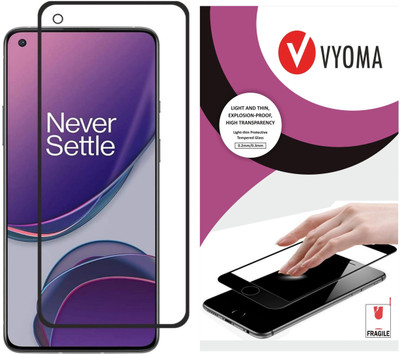 VYOMA Tempered Glass Guard for OnePlus 8T, OnePlus 9, OnePlus 9R(Pack of 1)