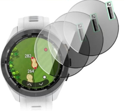 KHWABEEDA Tempered Glass Guard for GARMIN APPROACH S70 SMART WATCH TEMPERED GLASS (PACK OF 3)(Pack of 3)