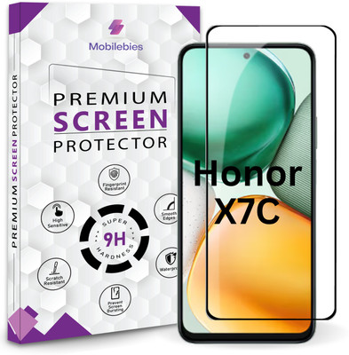 Mobilebies Tempered Glass Guard for Honor X7C 5G Premium Screen Protector Guard with Easy Installation Kit(Pack of 1)
