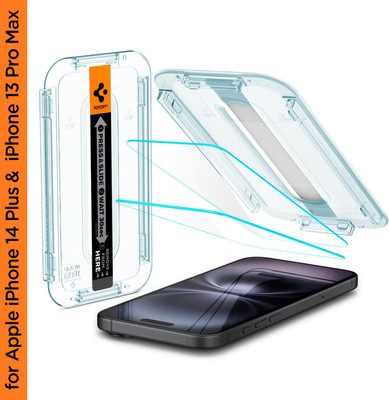 Spigen Tempered Glass Guard for Apple iPhone 14 Plus / iPhone 13 Pro Max(Pack of 2)