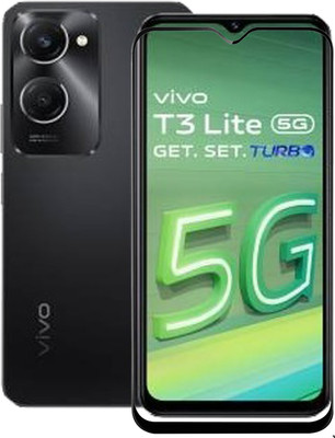 BRENZZ Tempered Glass Guard for Vivo T3 Lite 5G(Pack of 1)